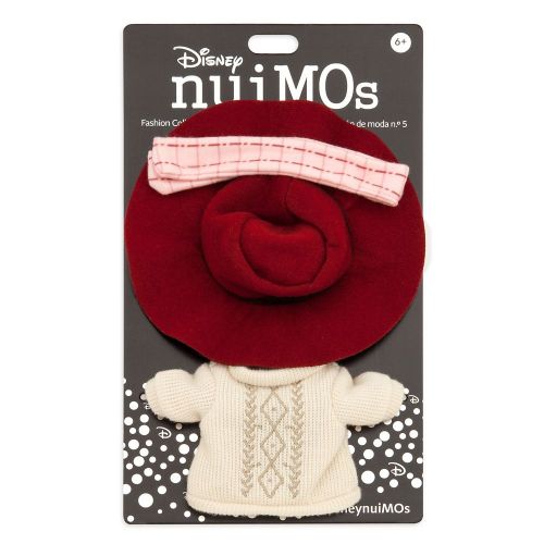 디즈니 Disney nuiMOs Outfit ? Sweater Dress with Plaid Scarf and Hat