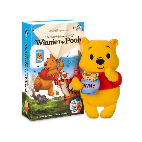디즈니 Disney Winnie the Pooh VHS Plush ? Small 8 ? Limited Release