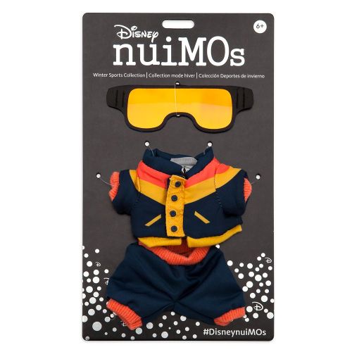 디즈니 Disney nuiMOs Outfit ? Black and Orange Snow Jacket with Snowpants and Snowboard Goggles