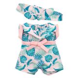 Disney nuiMOs Outfit ? Tropical Print Jumpsuit with Headband