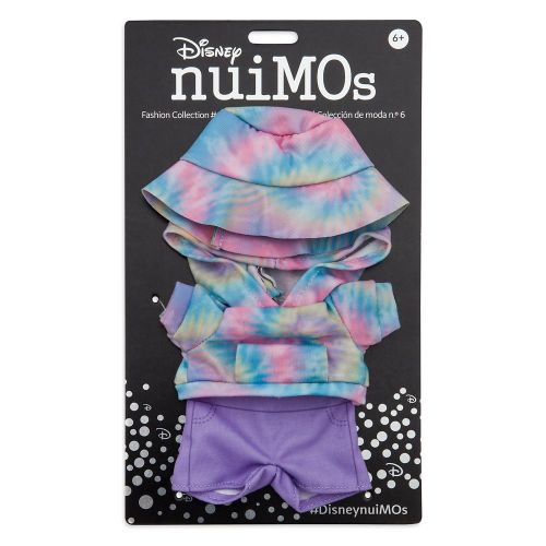 디즈니 Disney nuiMOs Outfit ? Tie-Dye Hoodie, Purple Shorts and Bucket Hat