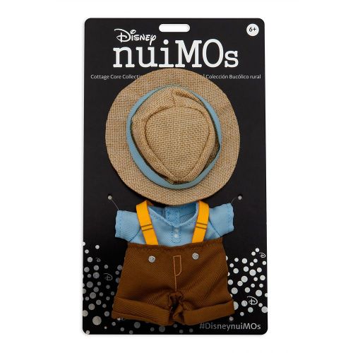 디즈니 Disney nuiMOs Outfit ? Blue Shirt, Brown Pants with Suspenders and Fedora Hat
