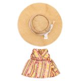 Disney nuiMOs Outfit ? Printed Wrap Dress with Sun Hat