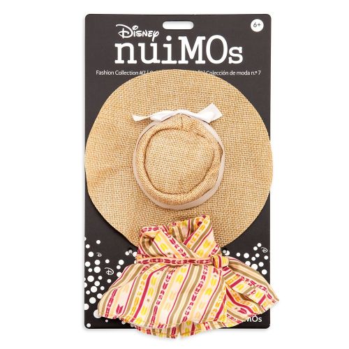 디즈니 Disney nuiMOs Outfit ? Printed Wrap Dress with Sun Hat