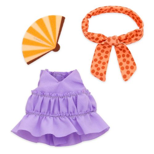디즈니 Disney nuiMOs Outfit ? Purple Dress with Headband and Fan