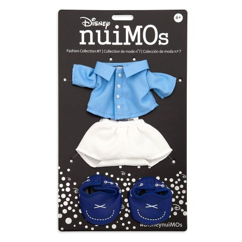 디즈니 Disney nuiMOs Outfit ? Blue Button-Down Shirt with White Swim Trunks and Boat Shoes