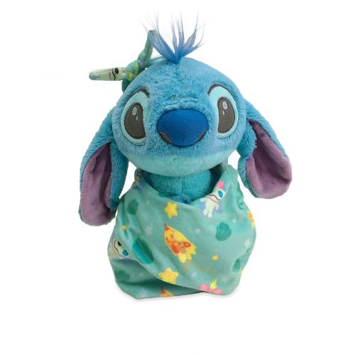 디즈니 Disney Babies Stitch Plush with Blanket Pouch ? Small 10 1/4