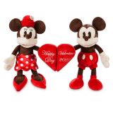 Disney Mickey and Minnie Mouse Plush ? Valentines Day 2022 ? Small 8