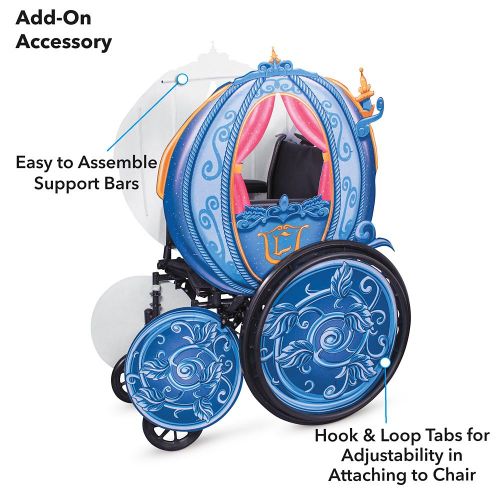 디즈니 Disney Cinderellas Coach Wheelchair Cover Set by Disguise