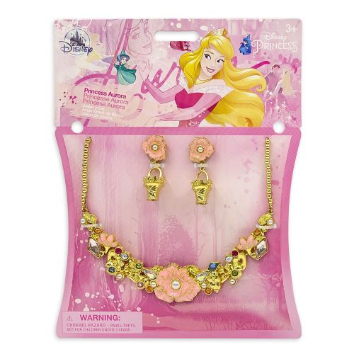 디즈니 Disney Aurora Costume Jewelry Set for Kids ? Sleeping Beauty