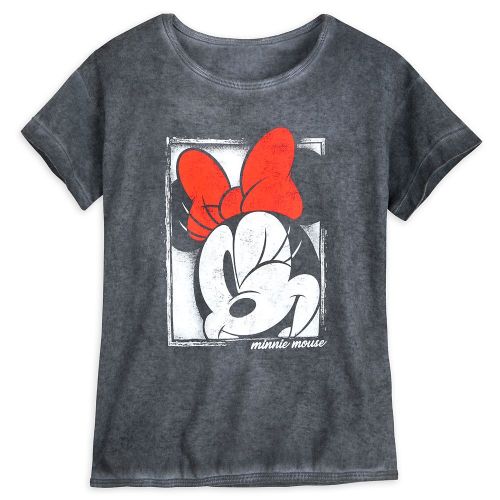 디즈니 Disney Minnie Mouse Mineral Wash T-Shirt for Girls