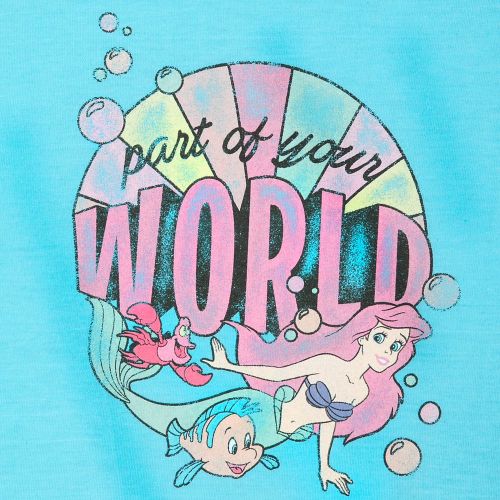 디즈니 Disney Ariel and Friends T-Shirt for Kids ? The Little Mermaid ? Sensory Friendly