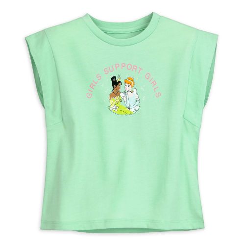 디즈니 Disney Tiana and Cinderella Fashion T-Shirt for Girls