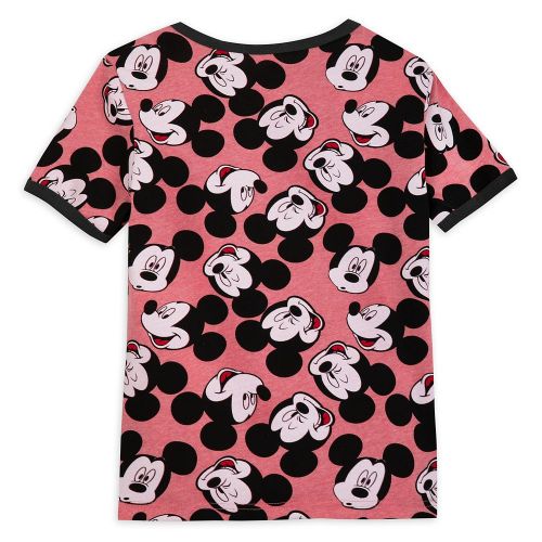 디즈니 Disney Mickey Mouse Allover Ringer T-Shirt for Kids