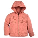 Disney Mickey and Minnie Mouse Quilted Hooded Jacket for Kids