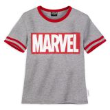 Disney Marvel Logo Ringer T-Shirt for Girls by Our Universe