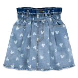 Disney Minnie Mouse Vintage-Style Denim Skirt for Girls