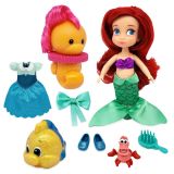 Ariel Disney Animators Collection Mini Doll Play Set ? The Little Mermaid ? 5