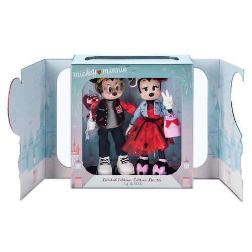 디즈니 Disney Mickey and Minnie Mouse Limited Edition Doll Set