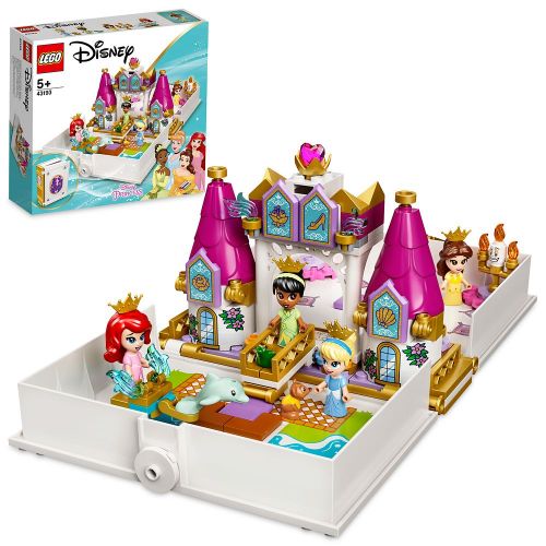 디즈니 Disney LEGO Ariel, Belle, Cinderella and Tianas Storybook Adventures 43193