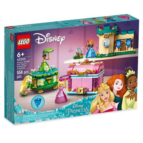 디즈니 Disney LEGO Aurora, Merida and Tianas Enchanted Creations 43203