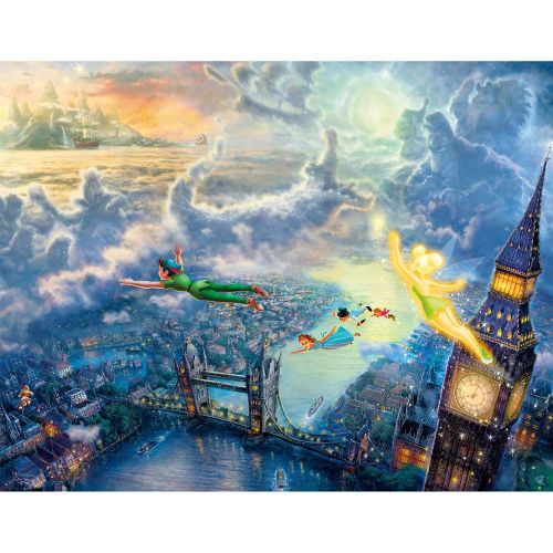 디즈니 Disney Thomas Kinkade 4 in 1 Puzzle Set
