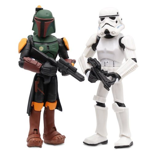 디즈니 Disney Boba Fett and Stormtrooper Action Figure Set ? Star Wars Toybox