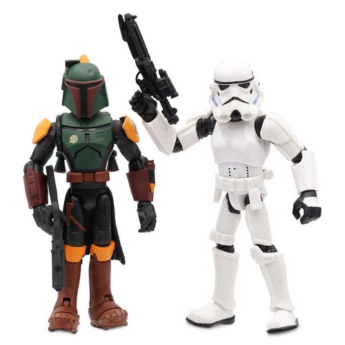 디즈니 Disney Boba Fett and Stormtrooper Action Figure Set ? Star Wars Toybox