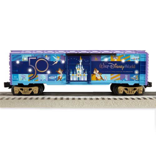 디즈니 Walt Disney World 50th Anniversary Express O-Gauge Ready-to-Run Electric Train Set by Lionel