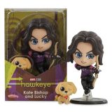 Disney Kate Bishop and Lucky Cosbaby Bobble-Head by Hot Toys ? Hawkeye