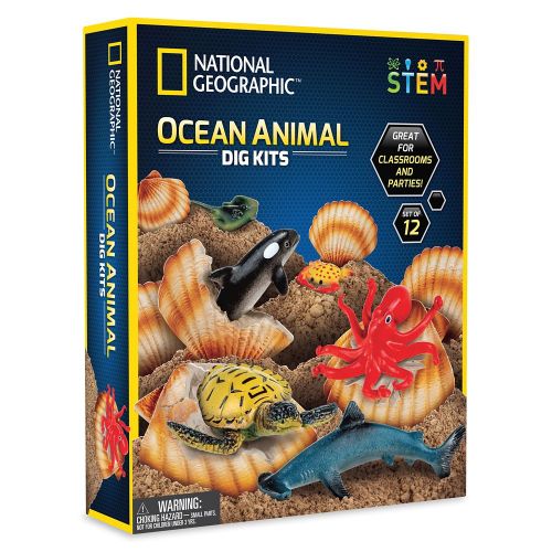 디즈니 Disney Ocean Animal Dig Kits ? National Geographic