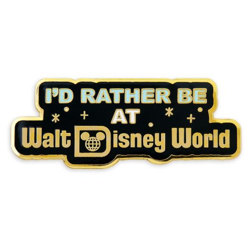 디즈니 Id Rather Be at Walt Disney World Flair Pin
