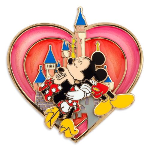 디즈니 Disney Mickey and Minnie Mouse Kissing Pin