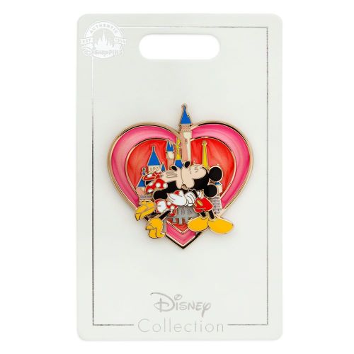 디즈니 Disney Mickey and Minnie Mouse Kissing Pin