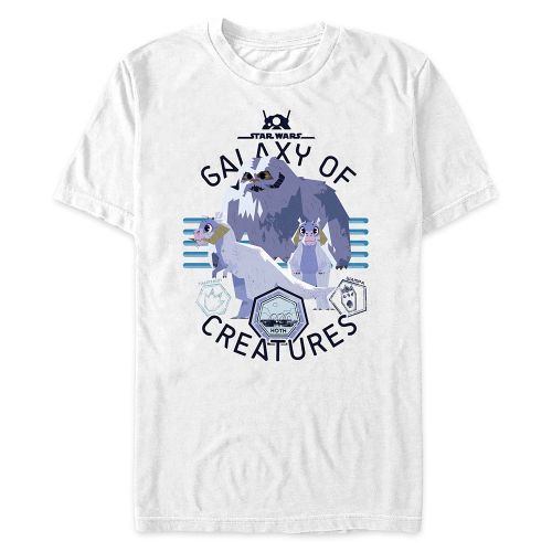 디즈니 Disney Star Wars: Galaxy of Creatures Hoth T-Shirt for Adults