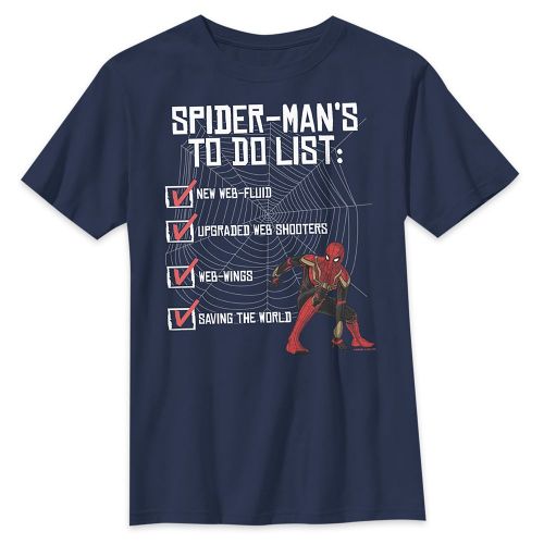 디즈니 Disney Spider-Man To Do List T-Shirt for Kids