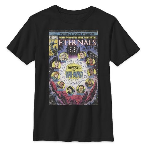 디즈니 Disney Eternals Comic Book Cover T-Shirt for Kids