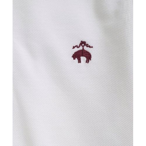 브룩스브라더스 Boys Long-Sleeve Cotton Pique Polo Shirt