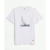 Cotton Graphic Boat T-Shirt