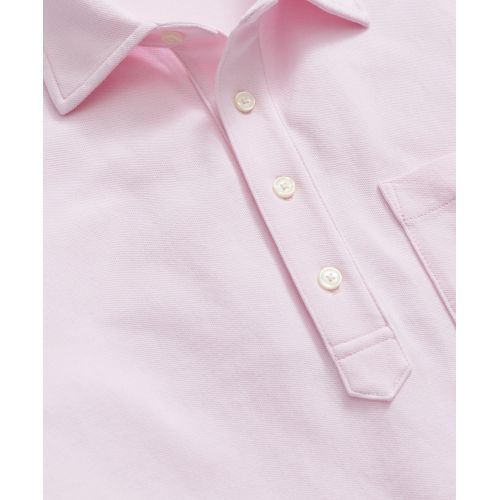 브룩스브라더스 The Vintage Oxford-Collar Polo Shirt In Cotton Blend