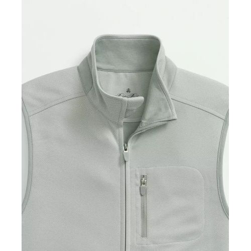 브룩스브라더스 Performance Series Full-Zip Pique Vest