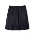 Girls Solid Silk Cotton Satin Skirt