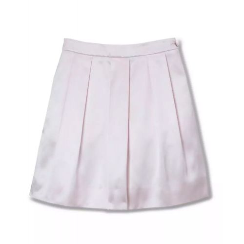 브룩스브라더스 Girls Solid Silk Cotton Satin Skirt