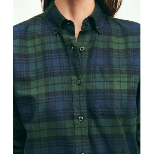 브룩스브라더스 Classic Fit Cotton Flannel Shirt