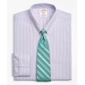 Stretch Madison Relaxed-Fit Dress Shirt, Non-Iron Stripe
