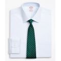 Stretch Madison Relaxed-Fit Dress Shirt, Non-Iron Poplin Ainsley Collar Small Grid Check
