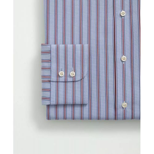 브룩스브라더스 Brooks Brothers X Thomas Mason Cotton Poplin Club Collar, Striped Dress Shirt