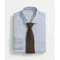 Brooks Brothers X Thomas Mason Cotton Poplin English Collar, Checked Dress Shirt