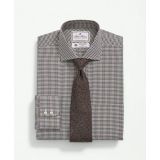 Brooks Brothers X Thomas Mason Cotton Twill Londoner Collar, Checked Dress Shirt
