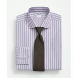 Brooks Brothers X Thomas Mason Cotton Poplin English Collar, Striped Dress Shirt